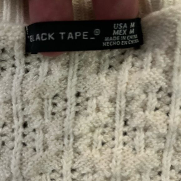 Black tape Branded ladies knit Sweater - Picture 4 of 5